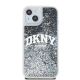 3. DKNY Liquid Glitter Big Logo Hülle für iPhone 15 / 14 / 13 - Schwarz