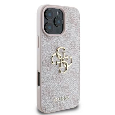 4. Guess 4G Big Logo Case für iPhone 16 Pro Max - Rosa