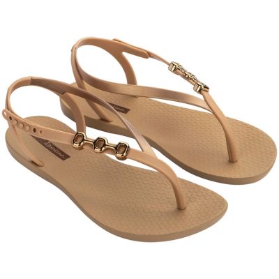 2. Ipanema Sandal Class Damen Flip-Flop-Sandalen beige mit gold