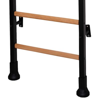 31. Turn-Wandverlängerungsstange aus Holz und Metall mit Metallgriff in Eichenfarbe, Bank K 511