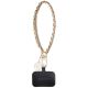 Guess GUOUCHSAMC4P Universal-Handschlaufenetui – rosa Saffiano Chain 4G Charm
