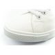 6. Lee Cooper Damenschuhe, sportliche weiße Slip-On-Ballerinas