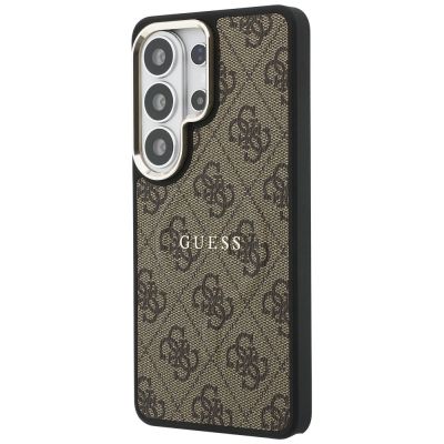 2. Guess 4G Embossed Ring MagSafe Hülle für Samsung Galaxy S26 Ultra - braun