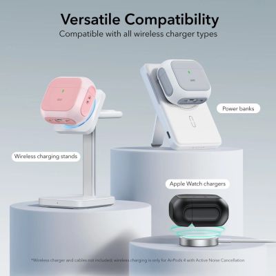 8. ESR Orbit Halolock MagSafe Hülle für AirPods 4 – Pink