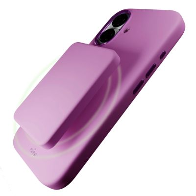 7. Puro Icon Mag Pro MagSafe Silikonhülle für iPhone 16 – Rosa