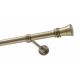 Einläufige Gardinenstange Ø 19 mm Antikmessing 240 cm CAPRI KOWALSKI