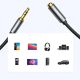 6. Ugreen AV118 10595 Kabel 3,5 mm Miniklinke (männlich) / 3,5 mm Miniklinke (weiblich) 3 m – Silber