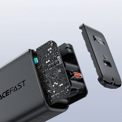 9. Acefast schnelles USB Typ C 20W Power Delivery Ladegerät schwarz (A1 EU schwarz)