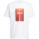 2. adidas Herren-T-Shirt mit Wasserfallgrafik, weiß, KH0398
