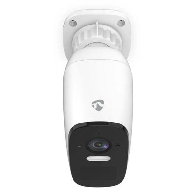 Nedis Smartlife WLAN-Außenkamera, IP66, Bewegungsmelder, Nachtsicht, Weiß