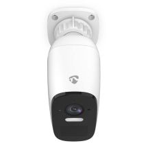 Nedis Smartlife WLAN-Außenkamera, IP66, Bewegungsmelder, Nachtsicht, Weiß