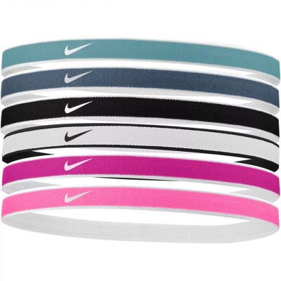 Nike Swoosh Sport-Stirnbänder, 6er-Pack, N1002021412OS