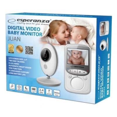 2. ESPERANZA Elektronische Baby-Nanny mit 2,4"-LCD-Display JUAN EHM003