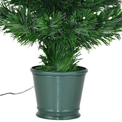 4. DEKORATIVE LICHTERFASER-TANNENBAUM MULTICOLOR 60 CM