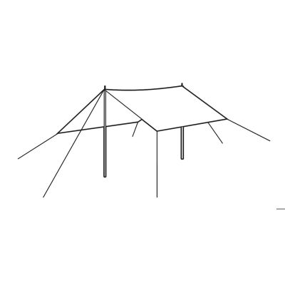 6. Easy Camp Norddal Tarp 3 x 3 m Grünes Zelt
