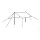 6. Easy Camp Norddal Tarp 3 x 3 m Grünes Zelt