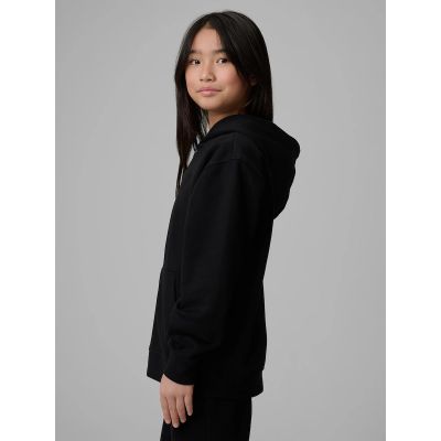 3. Mädchen-Sweatjacke mit Kapuze im Loose Fit 4F 4FJRMM00TSWSF2713-20S