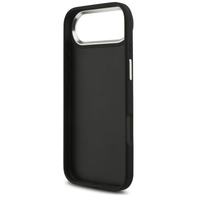 7. Guess Grained Big 4G Classic Logo Hülle für iPhone 17 Air - Schwarz