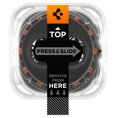 2. Spigen Glas.TR EZ Fit AC 2er-Pack gehärtetes Glas für Samsung Galaxy Watch Ultra 47 mm