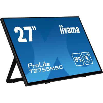 10. iiyama ProLite T2755MSC-B1 Computermonitor 68,6 cm (27") 1920 x 1080 px Full HD LED-Touchscreen Blade Schwarz