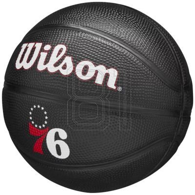 3. Wilson Team Tribute Philadelphia 76ers Mini-Basketball WZ4017611XB 