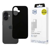 3mk Silikonhülle für iPhone 16 Plus – Schwarz