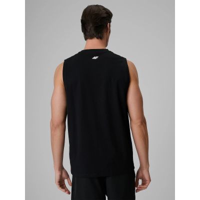 2. Lässiges, ärmelloses Herren-T-Shirt mit Aufdruck 4F 4FRSS26TSLEM365-20S