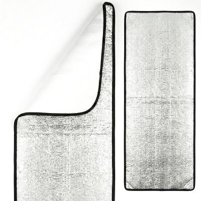 3. Faltbare Campingmatte aus Aluminium, 190 x 60 cm, Enero Camp