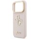 6. Guess Grained Big 4G & Stand Camera Case für iPhone 17 Pro - Pink