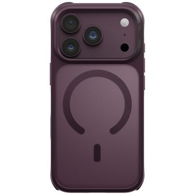 2. Uniq Veren Magclick Ladehülle für iPhone 18 Pro / 17 Pro - bordeauxrot