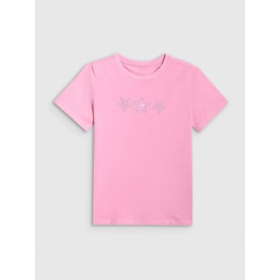 7. Mädchen-T-Shirt mit Aufdruck, regulär, Größe 4F 4FJRSS26TTSHF3455-56S