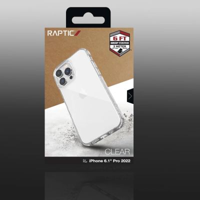 3. Raptic X-Doria Clear Case iPhone 14 Pro gepanzerte durchsichtige Hülle