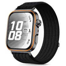 Tech-Protect Nylonarmband für Huawei Watch Fit 3 / 4 / 4 Pro / 5 / 5 Pro – Schwarz