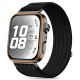 Tech-Protect Nylonarmband für Huawei Watch Fit 3 / 4 / 4 Pro / 5 / 5 Pro – Schwarz