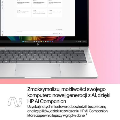 77. HP EliteBook X Flip G1i Next Gen AI Copilot+ PC Intel Core Ultra 7 258V Hybrid (2-in-1) 35,6 cm (14") 2,5K Touchscreen 32 GB LPDDR5x-SDRAM 512 GB SSD Wi-Fi 7 (802.11be) Windows 11 Pro Silber