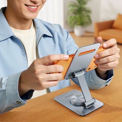 4. Orico PS2 faltbarer Handyhalter, 360° drehbar – silber
