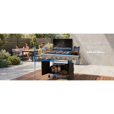 21. Ravanson GO-4 13,3 kW Gasgrill