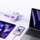 3. Orico AP3 20W GaN 5-in-1 Steckdosenleiste (2x Netzanschluss + 2x USB-A + 1x USB-C) – Lila