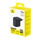 3. Baseus EnerFill FE22 70W Wandladegerät 2 x USB-C + USB-A - Schwarz