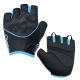 CHIBA LADY GEL Fahrradhandschuhe Schwarz-Türkis S