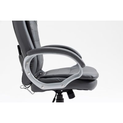 15. Activejet beheizter Massage-Bürostuhl YK7304 Grau