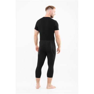 5. Herrenunterwäsche VIKING Eiger 2.0 Pants 3/4 Bamboo schwarz-grau