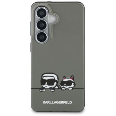 3. Karl Lagerfeld IML Peekaboo Karl&Choupette MagSafe Hülle für Samsung Galaxy S26 - Schwarz
