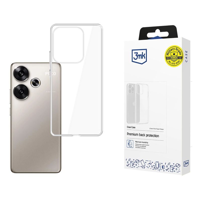 3mk Clear Case für Xiaomi Poco F6 - transparent