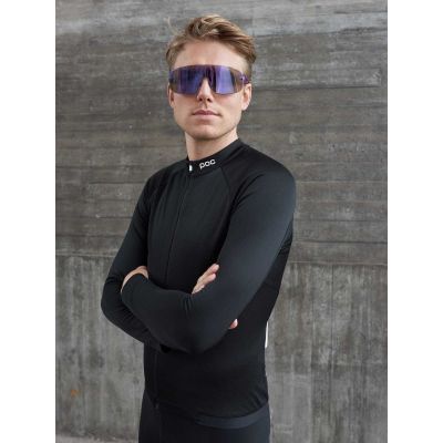 5. POC Herren Thermal Lite Langarmtrikot Schwarz