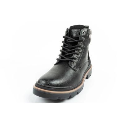 12. Wrangler Nevada Herren Schuhe Chelsea Boots elegant modisch Schnürer Schwarz