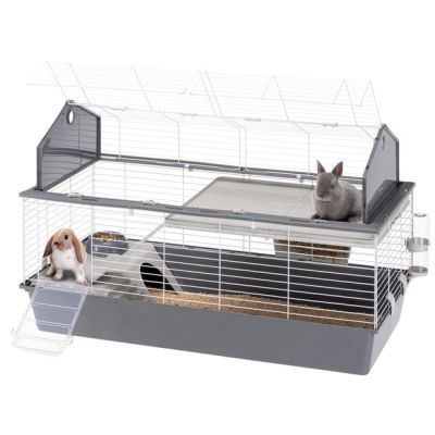 2. FERPLAST Stall 120 – zweistöckiger Käfig für Meerschweinchen und Kaninchen