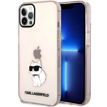 Karl Lagerfeld Choupette Collection Hülle für iPhone 12 / 12 Pro – Pink