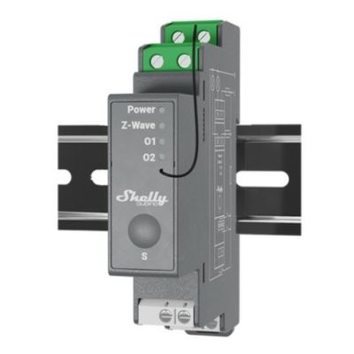 Shelly Qubino Wave Pro 2 Leistungsrelais Grau