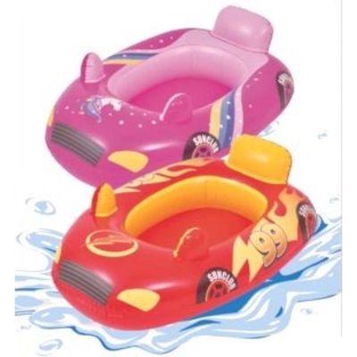 11. Aufblasbares Autoboot zum Schwimmen 86 x 60,5 cm 37621 Rosa